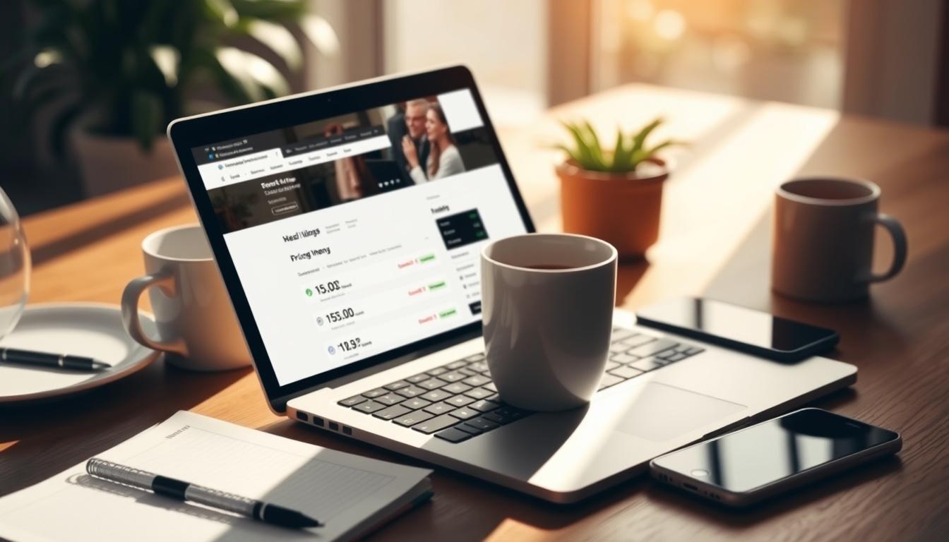 Supporting pricing visual
